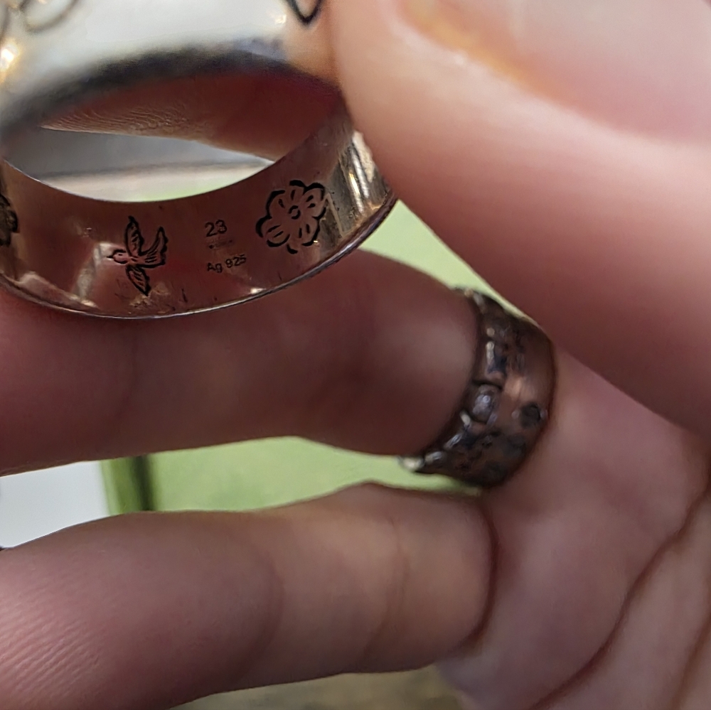 Authentic Gucci Blind For Love Sterling Sliver Ring - Picture 4 of 7